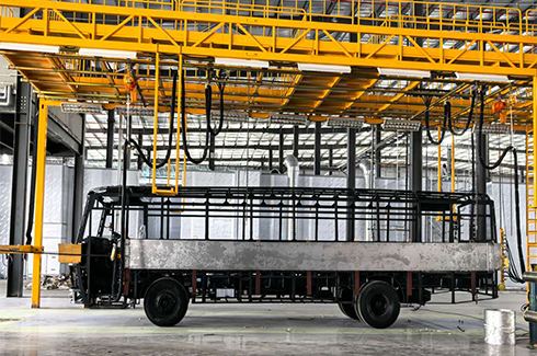 hot stretch forming machine